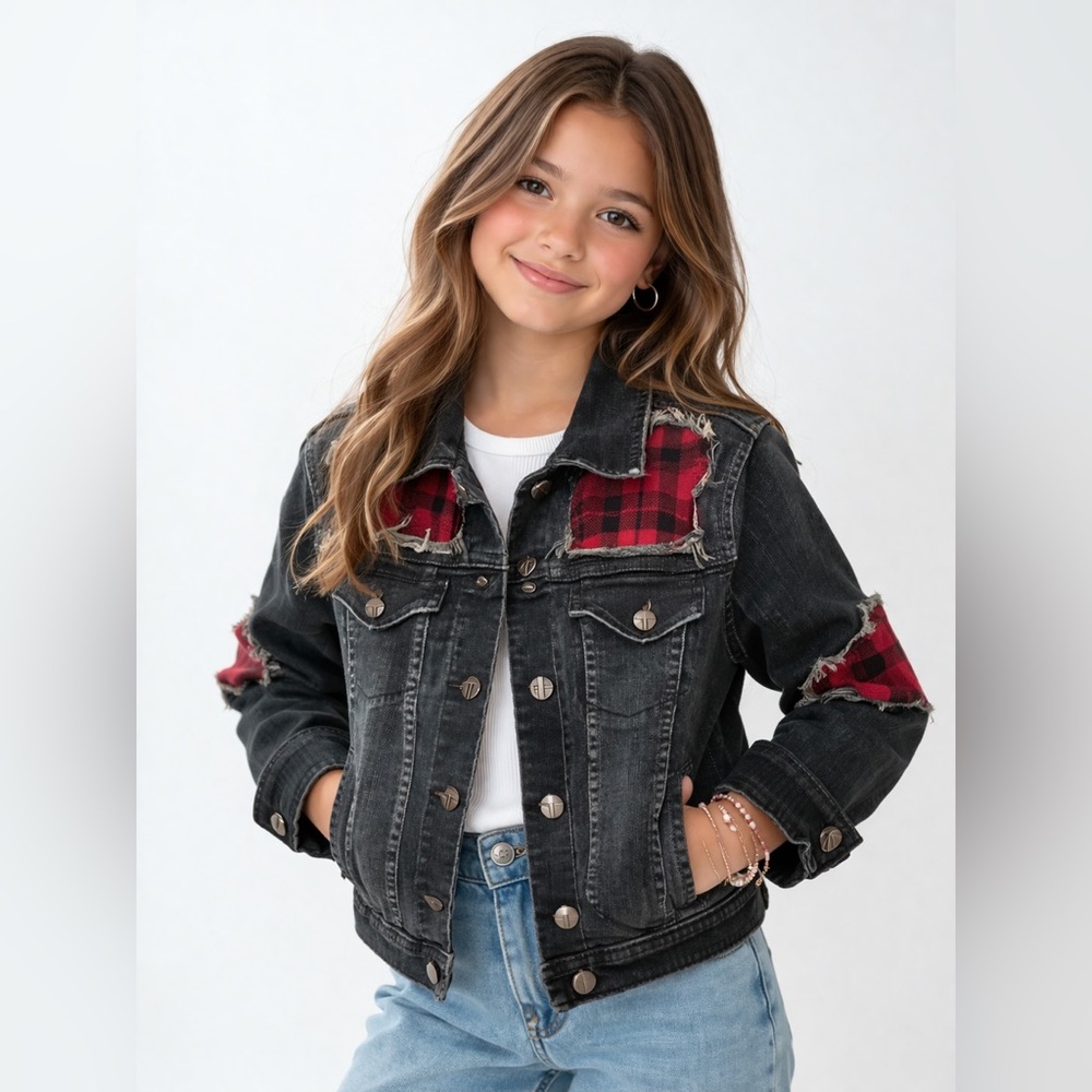 Kids Tractr‎ Buffalo Jean Jacket Sz. XL